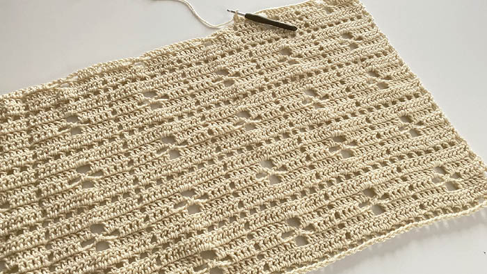 Crochet Call the Midwife Blanket Off White