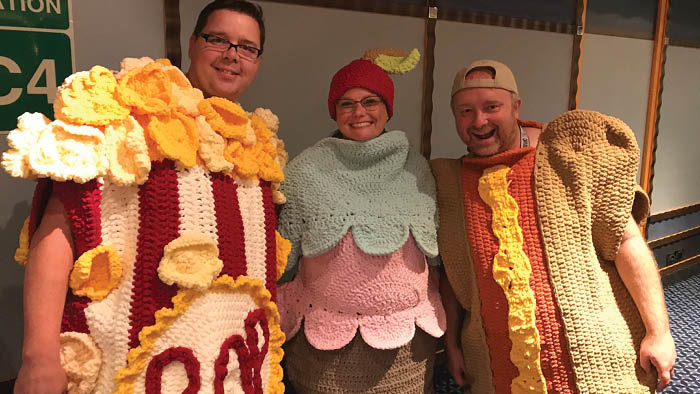 Crochet Popcorn and Hotdog