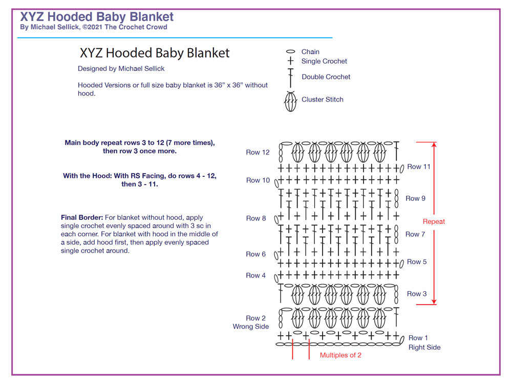 Crochet-XYZ-Hooded-Baby-Blanket-Diagram