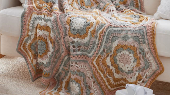 Crochet Desert Dreams Throw Pattern + Tutorial