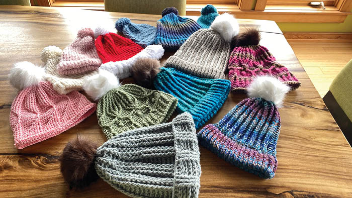 1.5 Hour Free Chunky Hat Knitting Pattern