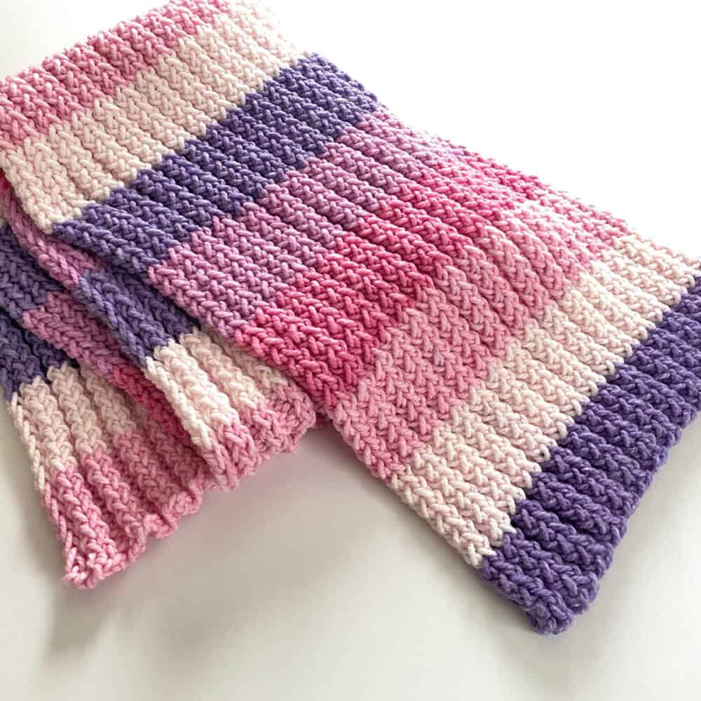 Loom Knit Stretchy Wrap Pattern