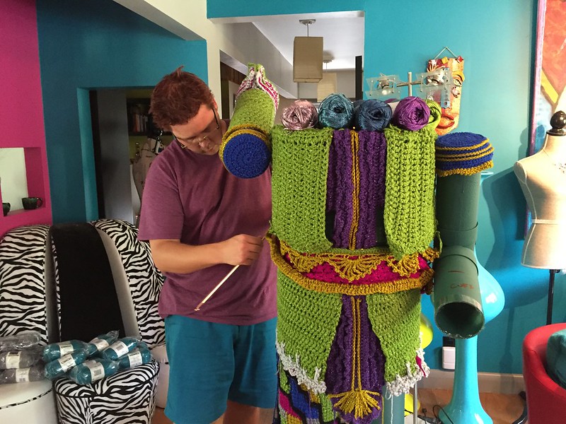 Mikey - Crochet Nutcracker Construction