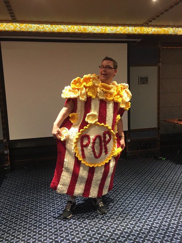 Crochet Popcorn Box