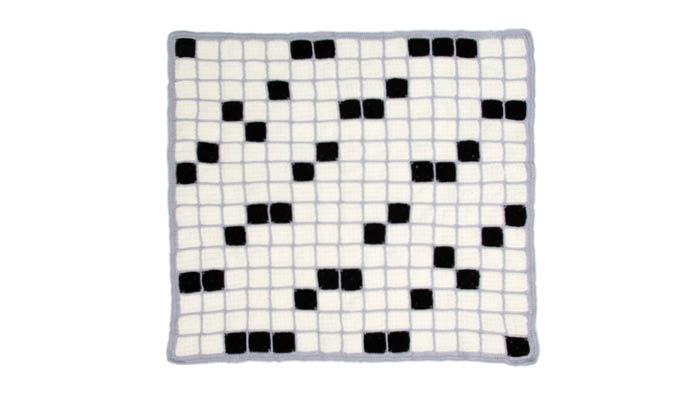 Crochet Crossword Puzzle Lovers Afghan Pattern