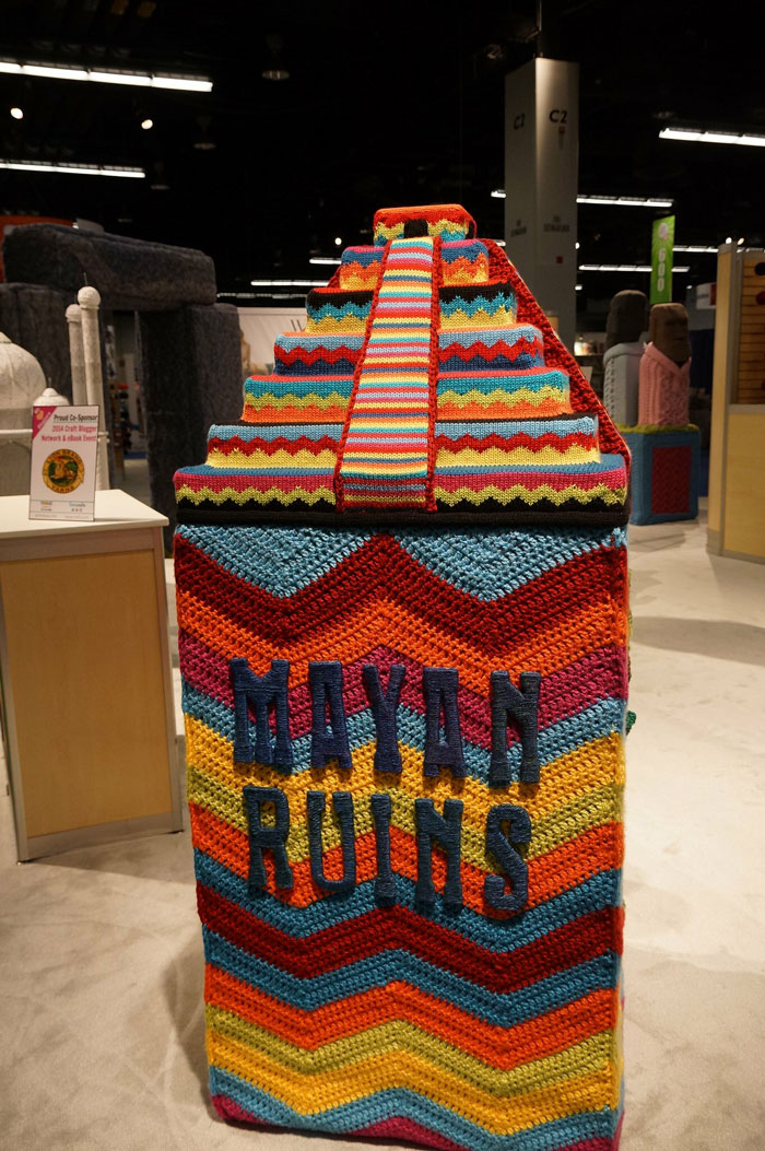 Mayan Ruins Yarn Art - Nathan Vincent