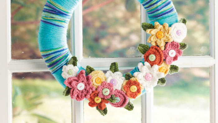 Crochet Spring Wreath