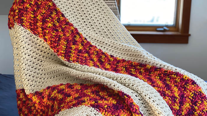 Crochet Study of Fire and Ice Blanket + Tutorial