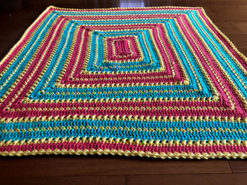 Crochet Goodnight Kisses Rectangle Blanket