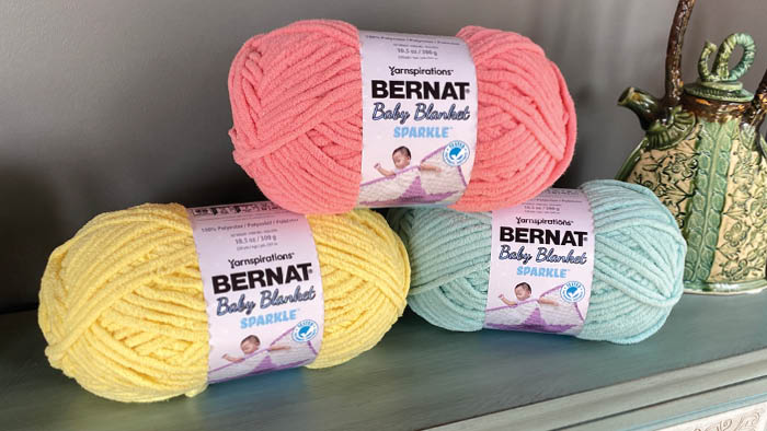 Bernat Baby Blanket Sparkle Yarn