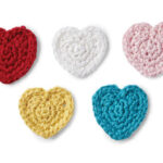 Crochet Hearts Applique