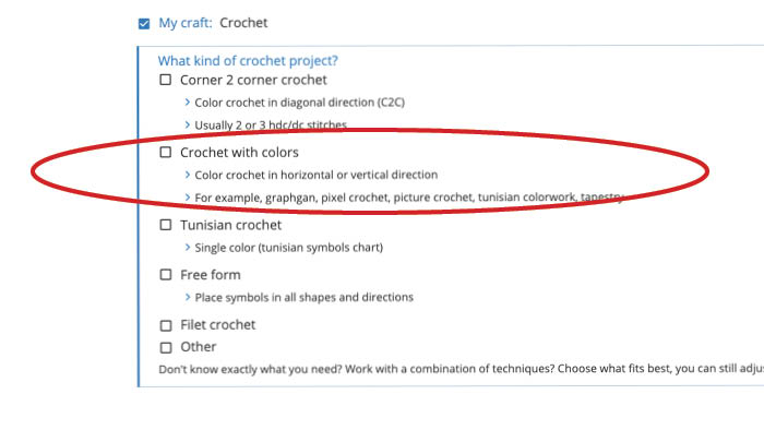 Crochet With Colours Selection