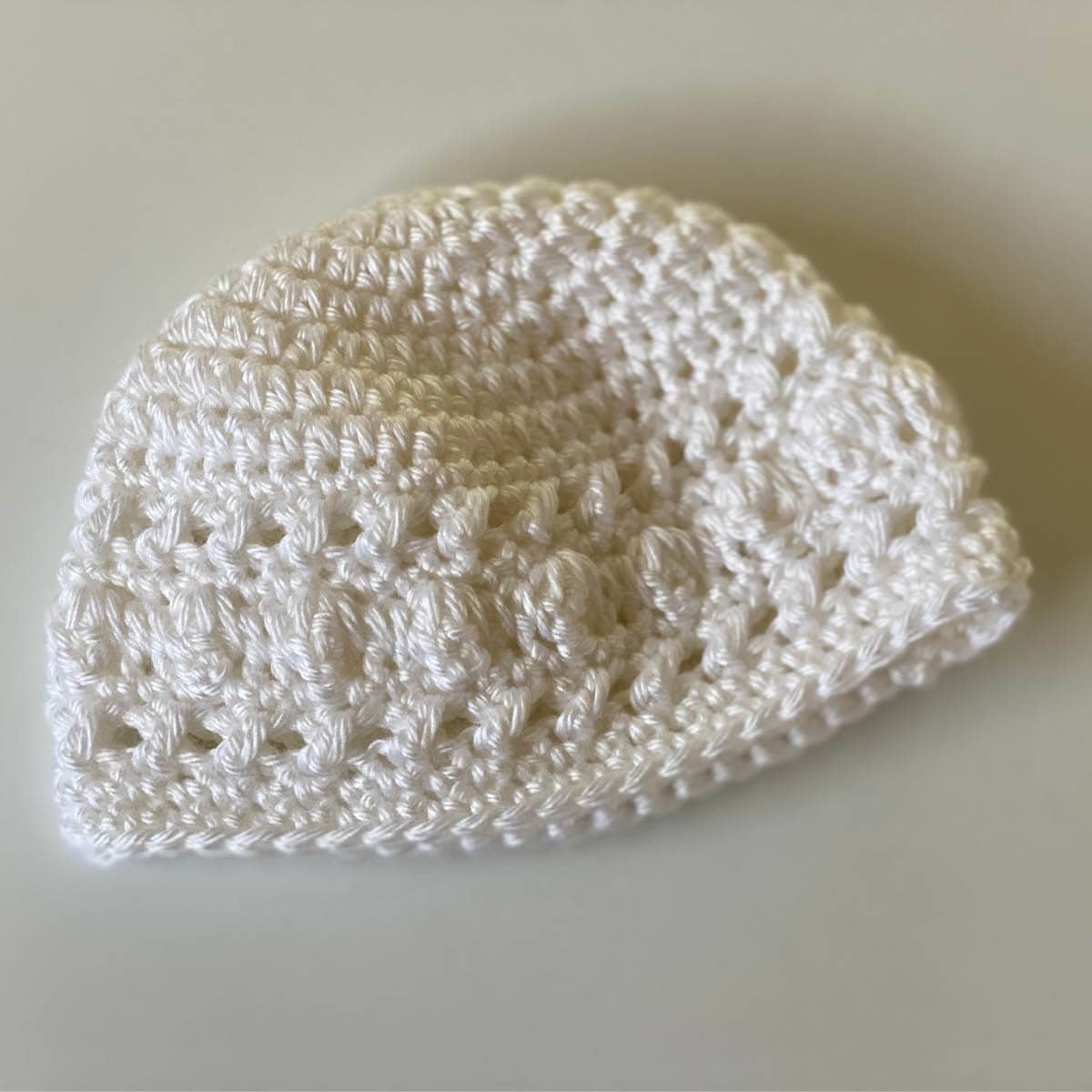 Crochet Hugs and Kisses Baby Beanie Hat Pattern