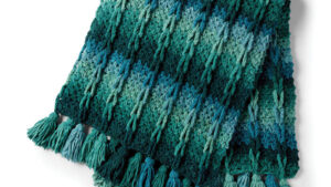 Crochet Mock Cable Blanket