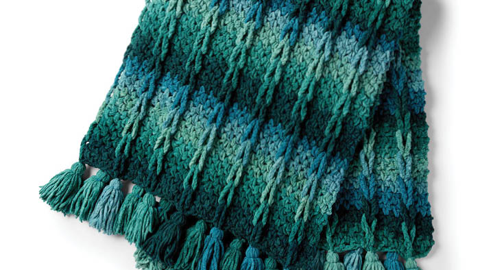 Crochet Mock Cable Blanket + Tutorial