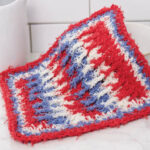 Crochet Post Stitch Washcloth