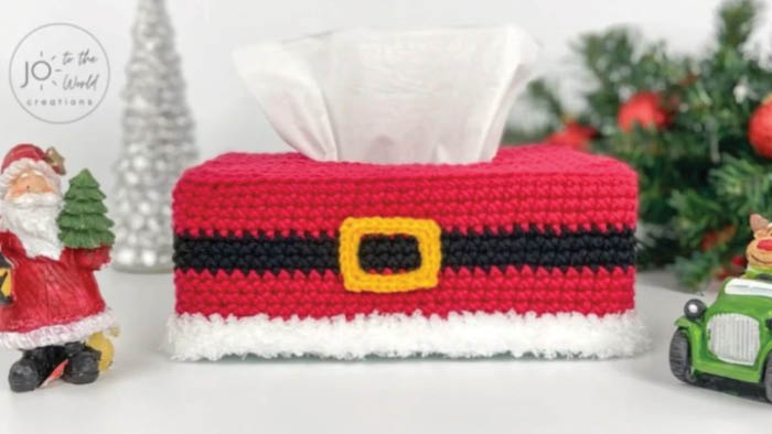 Christmas tissue clearance holder