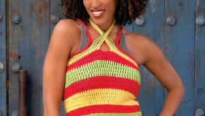Crochet Summer Striped Top