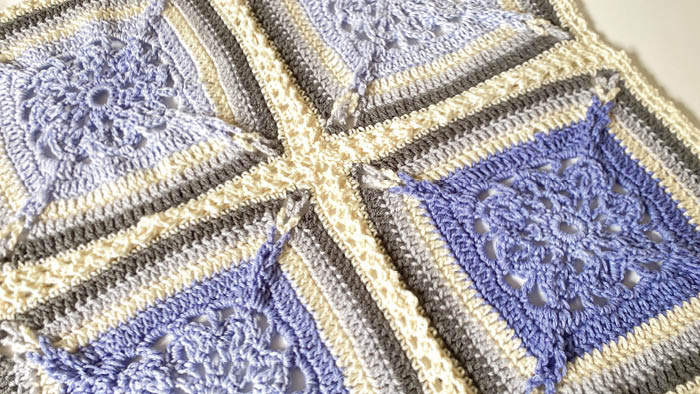 Crochet Snowflake Window Blanket Pattern