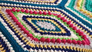 Crochet Study of Geometry Afghan