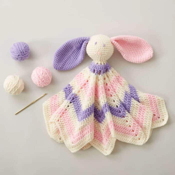 Lovely Crochet Bunny Lovey Pattern