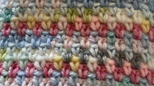 Moss stitch crochet online blanket