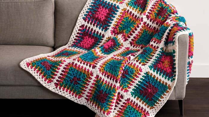 Crochet O'Go Kaleidoscope Throw