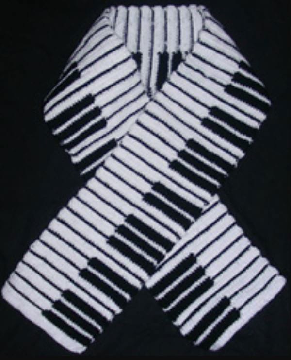 Piano Key Scarf