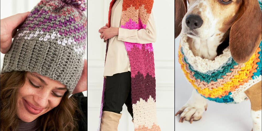 3 Crochet Projects JOANN Stitch Along 2021