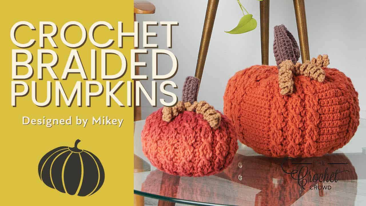 Crochet Braided Pumpkins