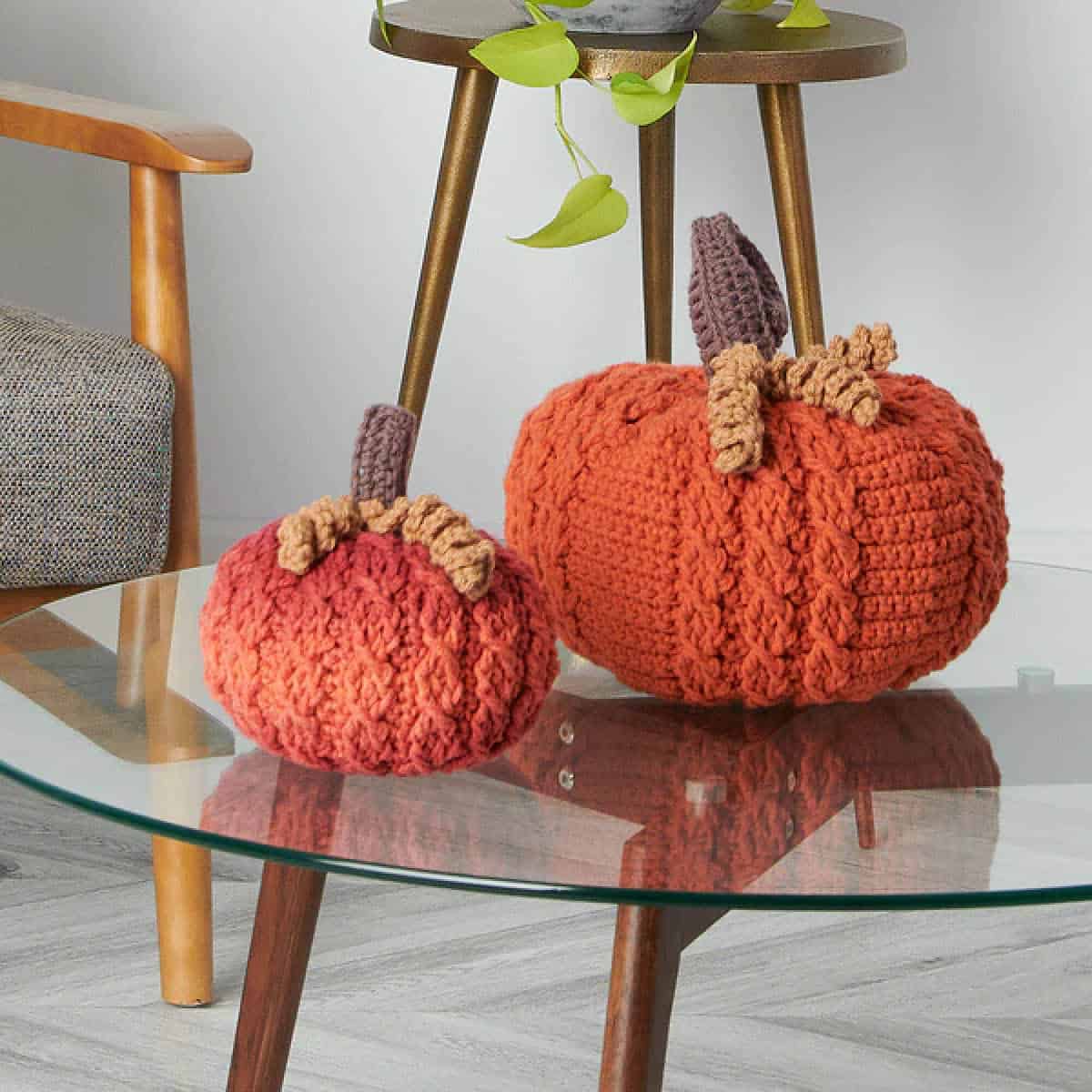 Crochet Braided Pumpkins Pattern