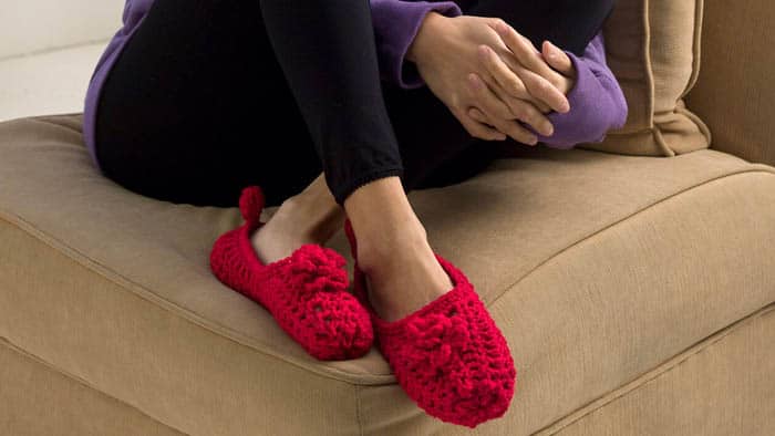 Crochet Double Sole Adult Slippers for Beginners