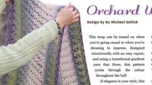 Crochet Orchard Wrap