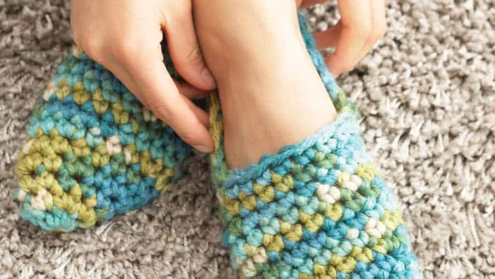 Crochet Quick Beginner Slippers
