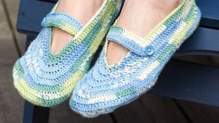 Crochet Patons Summer Slippers