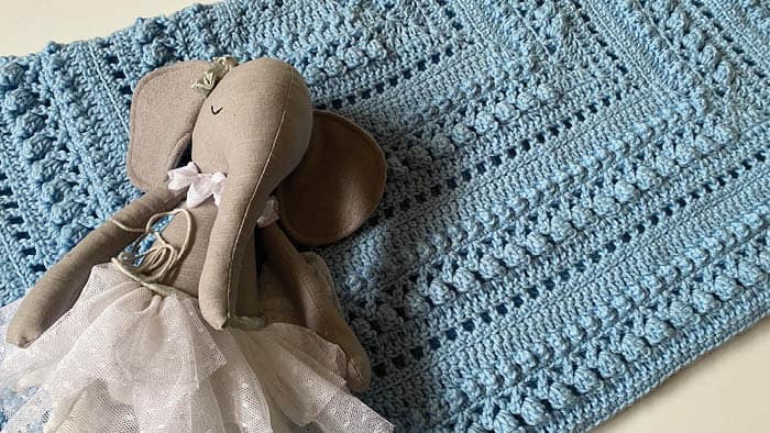 Crochet Baby Shower Blanket 1