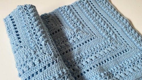 How to Crochet Baby Shower Blanket + Tutorial | The Crochet Crowd