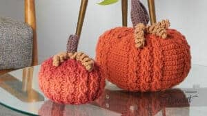 Crochet Braided Pumpkins