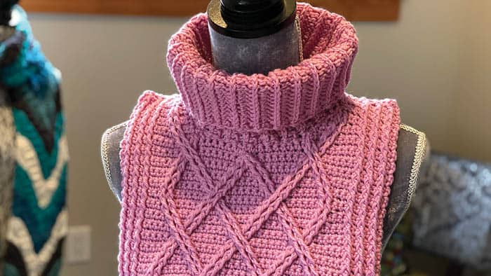 Crochet Cliffcrest Cowl without Jacket