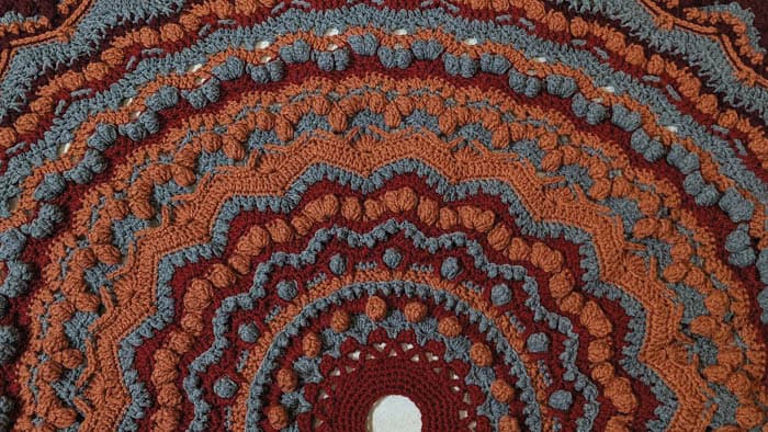 Crochet Gingerbread Afghan by Nancy Elliott
