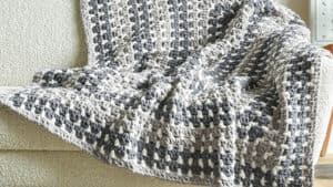 Crochet Super Chunky Modern Granny Rectangle Blanket