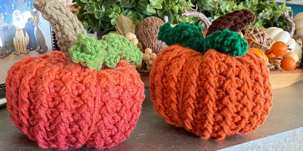 Crochet Table Top Pumpkin Pattern