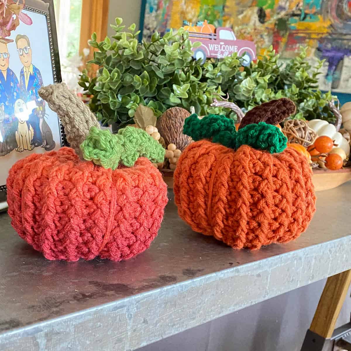 Crochet Table Top Pumpkin Pattern