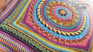 Crochet Study of the Journey Colourful