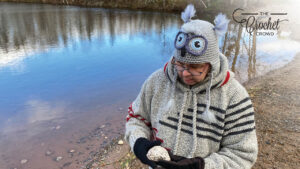 Mikey All Ages Crochet Owl hat