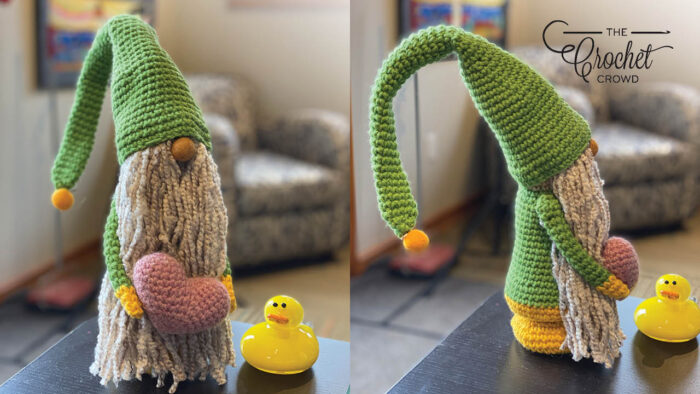 Mikey's Spring Crochet Gnome