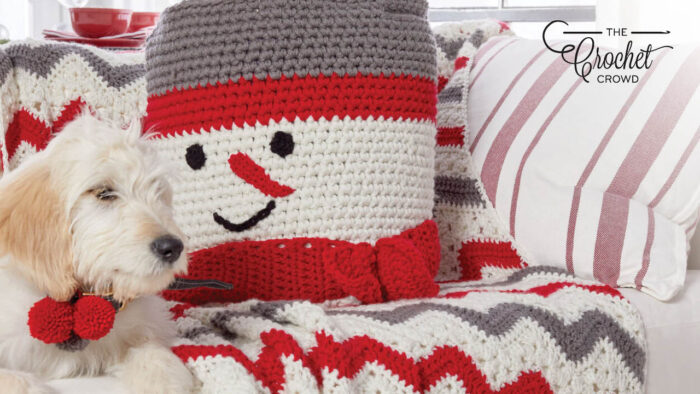 Snowman Crochet Basket