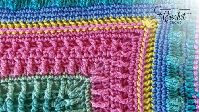 Crochet Spring Study of Texture Ombre Section 2