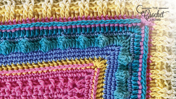 Crochet Spring Study of Texture Ombre Section 3