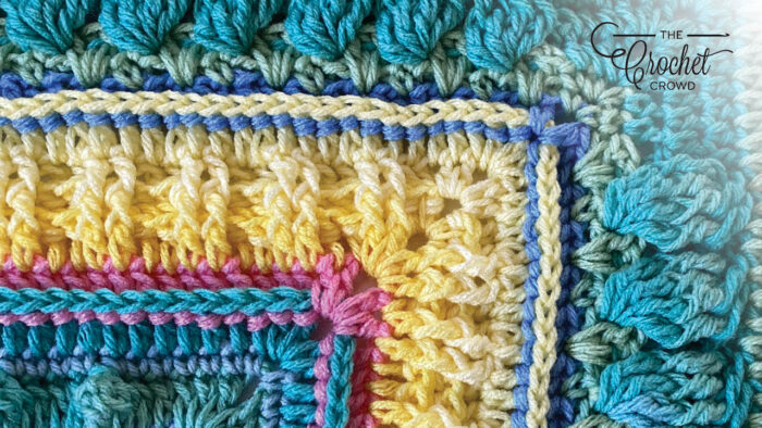 Crochet Spring Study of Texture Ombre Section 4